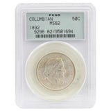 1892 MS62 Columbian Half PCGS