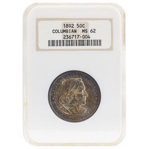 1892 MS62 Columbian Half NGC