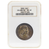 1892 MS62 Columbian Half NGC