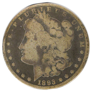 1893-CC Morgan Dollar AG (Dark)