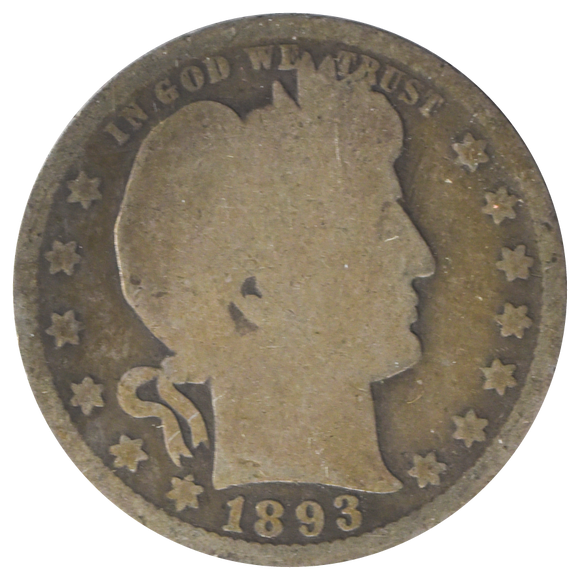 1893-O Barber Quarter (AG)