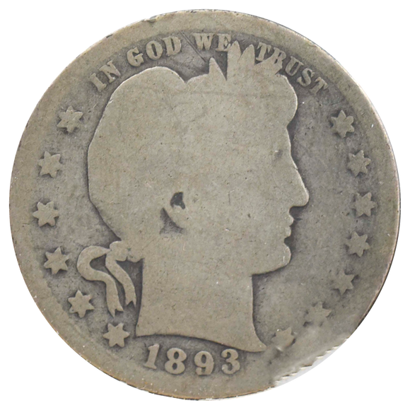 1893-O Barber Quarter (G)