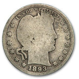 1893-S Barber Quarter - G