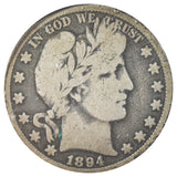 1894-O Barber Half Dollar VG