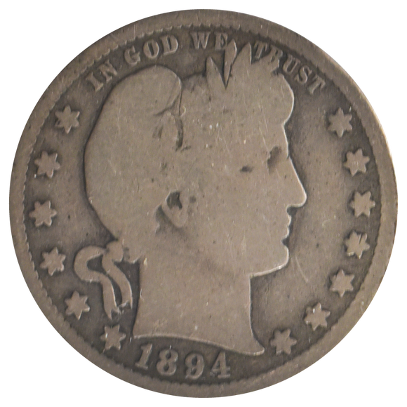1894-O Barber Quarter (AG) Details