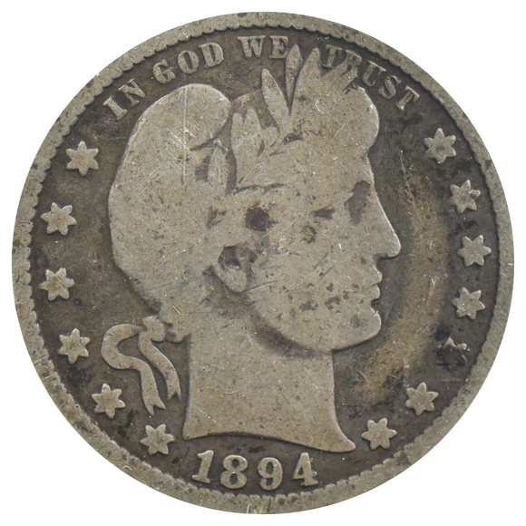 1894-O Barber Quarter (VG)