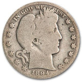 1894-O Barber Half Dollar (AG–G Condition)