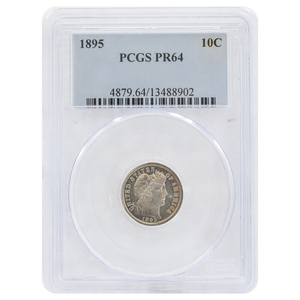 1895 Barber Dime PF64 PCGS