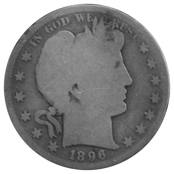 1896-S Barber Half Dollar (AG)