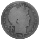 1896-S Barber Half Dollar (AG)