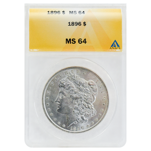 1896 Morgan Dollar MS64 ANACS