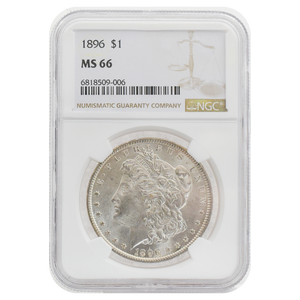 1896 Morgan Dollar MS66 NGC