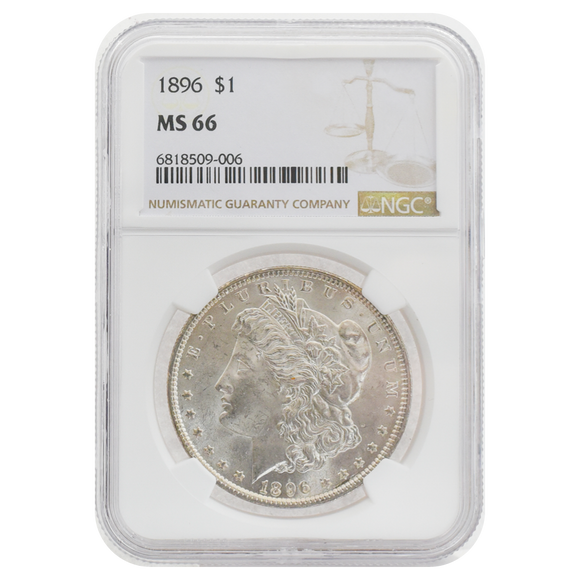 1896 Morgan Dollar MS66 NGC