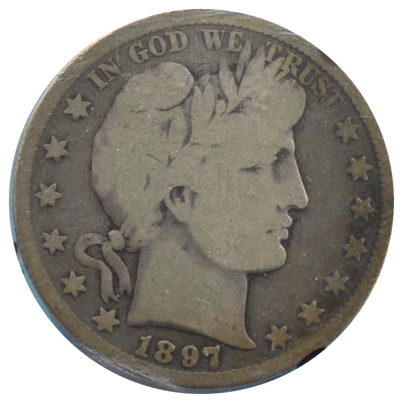1897-S Barber Half Dollar (G)