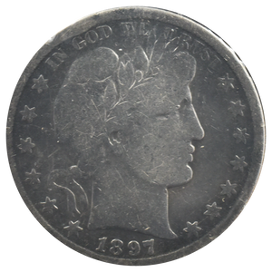 1897-S Barber Half Dollar (VG)