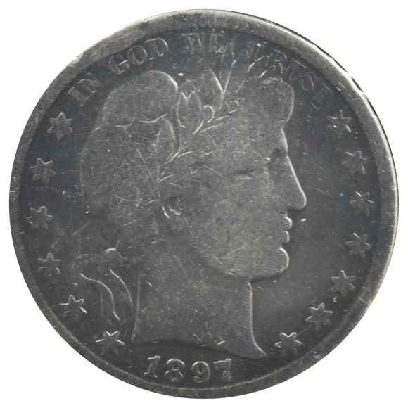 1897-S Barber Half Dollar (VG)