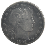 1897-S Barber Half Dollar (VG)