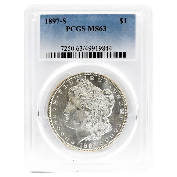 1897-S MS63 Morgan Dollar PCGS