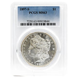 1897-S MS63 Morgan Dollar PCGS