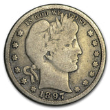 1897-O Barber Quarter - VG