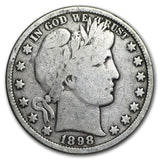 1898 Barber Half Dollar (AG–G Condition)