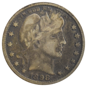 1898 Barber Quarter (Fine)