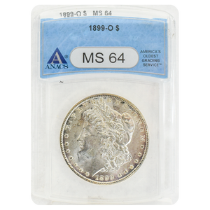1899-O Morgan Dollar MS64 ANACS