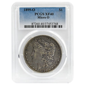 1899-O XF40 Morgan Dollar Micro O PCGS