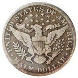 1899 Barber Half Dollar VG