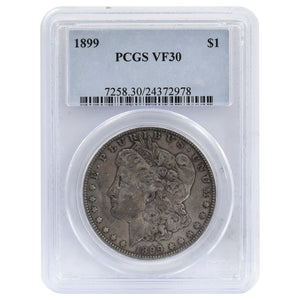 1899 VF30 Morgan Dollar PCGS