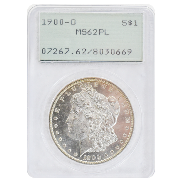 1900-O Morgan Dollar MS62PL PCGS