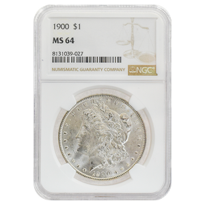 1900 Morgan Dollar MS64 NGC