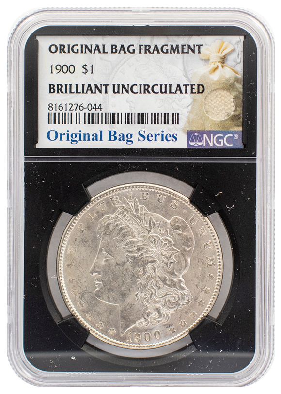 1900 Morgan Dollar BU | Original Bag Fragment NGC