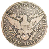 1901-O Barber Half Dollar VG10