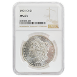 1901-O Morgan Dollar MS63 NGC