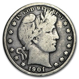 1901 Barber Half Dollar - VG