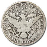 1901-O Barber Half Dollar (G–VG Condition)