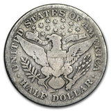 1901-S Barber Half Dollar - Good Details (Cleaned)