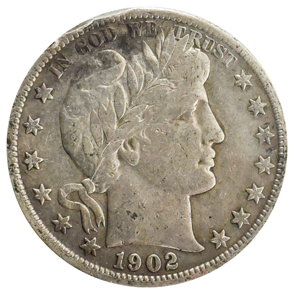 1902-S Barber Half Dollar Fine