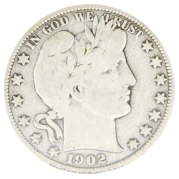 1902 Barber Half Dollar VG