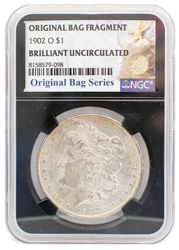 1902 O Morgan Dollar BU | Original Bag Fragment NGC