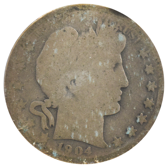 1904-S Barber Half Dollar (AG)