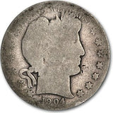 1904-O Barber Half Dollar - AG/G