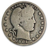 1904-O Barber Quarter - G