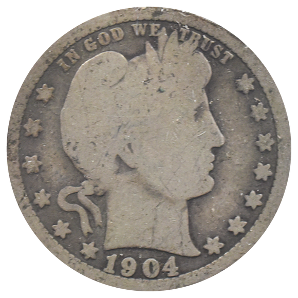 1904 Barber Quarter (G)