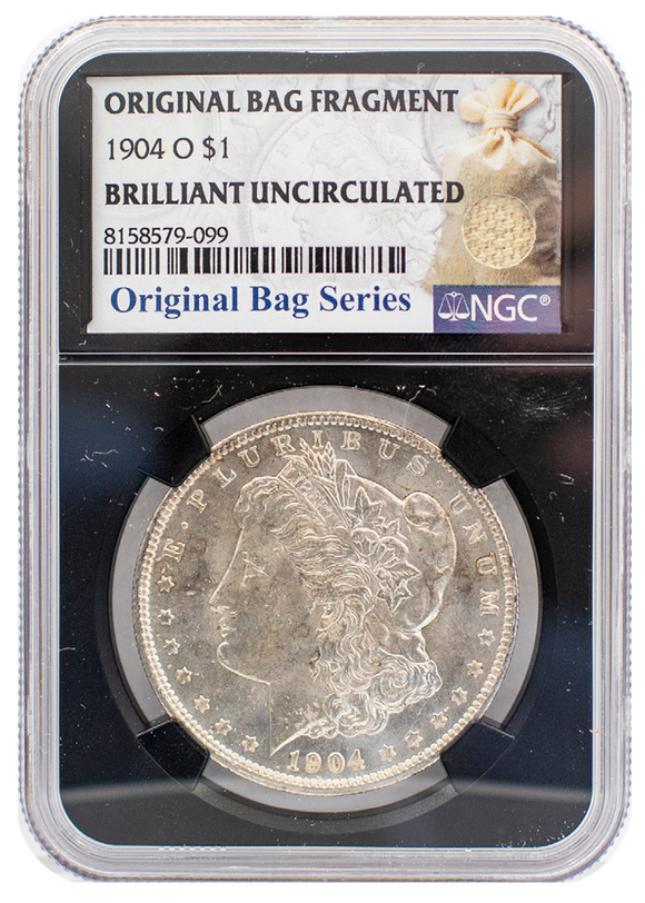 1904 O Morgan Dollar BU | Original Bag Fragment NGC