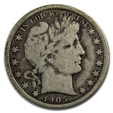 1905-O Barber Half Dollar - Fine
