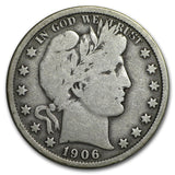1906 Barber Half Dollar - VG