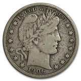 1906-D Barber Half Dollar - Fine