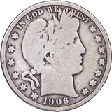 1906 Barber Half Dollar - AG/G